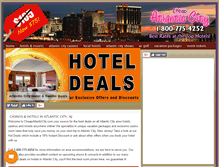 Tablet Screenshot of cheapatlanticcity.com